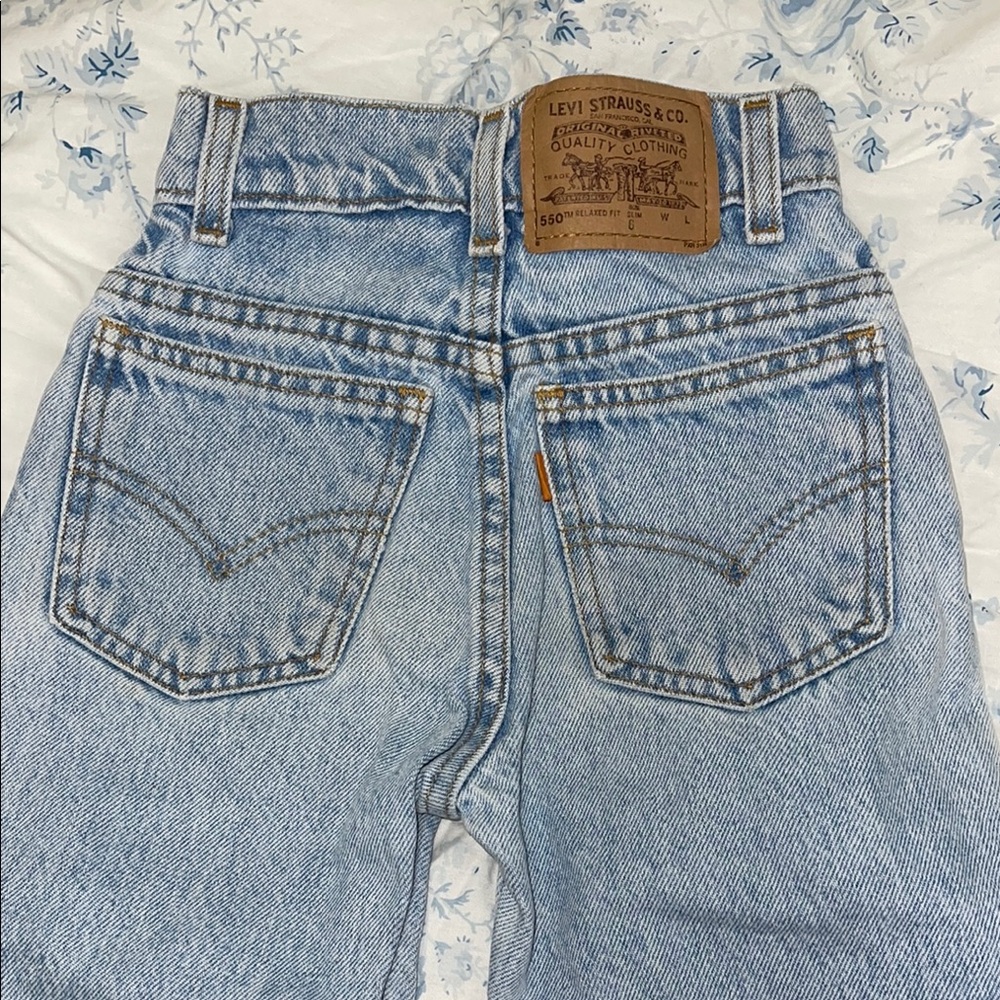 Levi's Orange Tab Light Blue Denim Jeans
